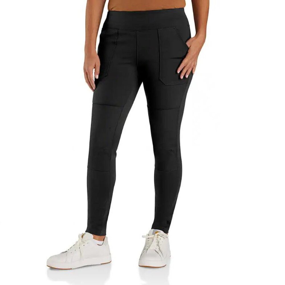 CARHARTT Women's Carhartt Force Midweight Pocket Legging Size XL In Black